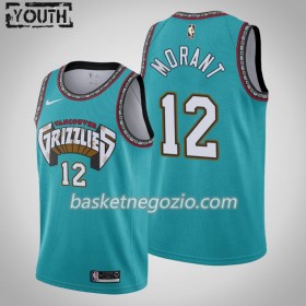Canotte Bambino Memphis Grizzlies Ja Morant 12 Nike 25th Season Hardwood Classics Swingman